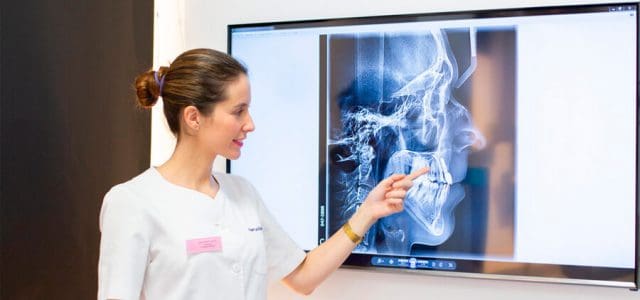 radiografía dental